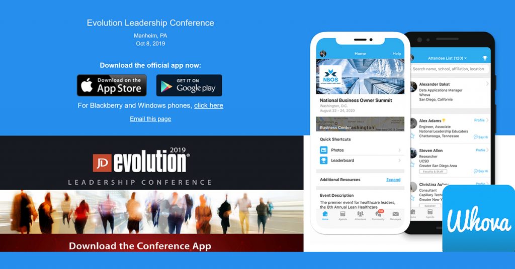 Download the Free Official App for the Evolution Leadership Conference ...